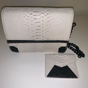 alice + olivia crossbody and card holder